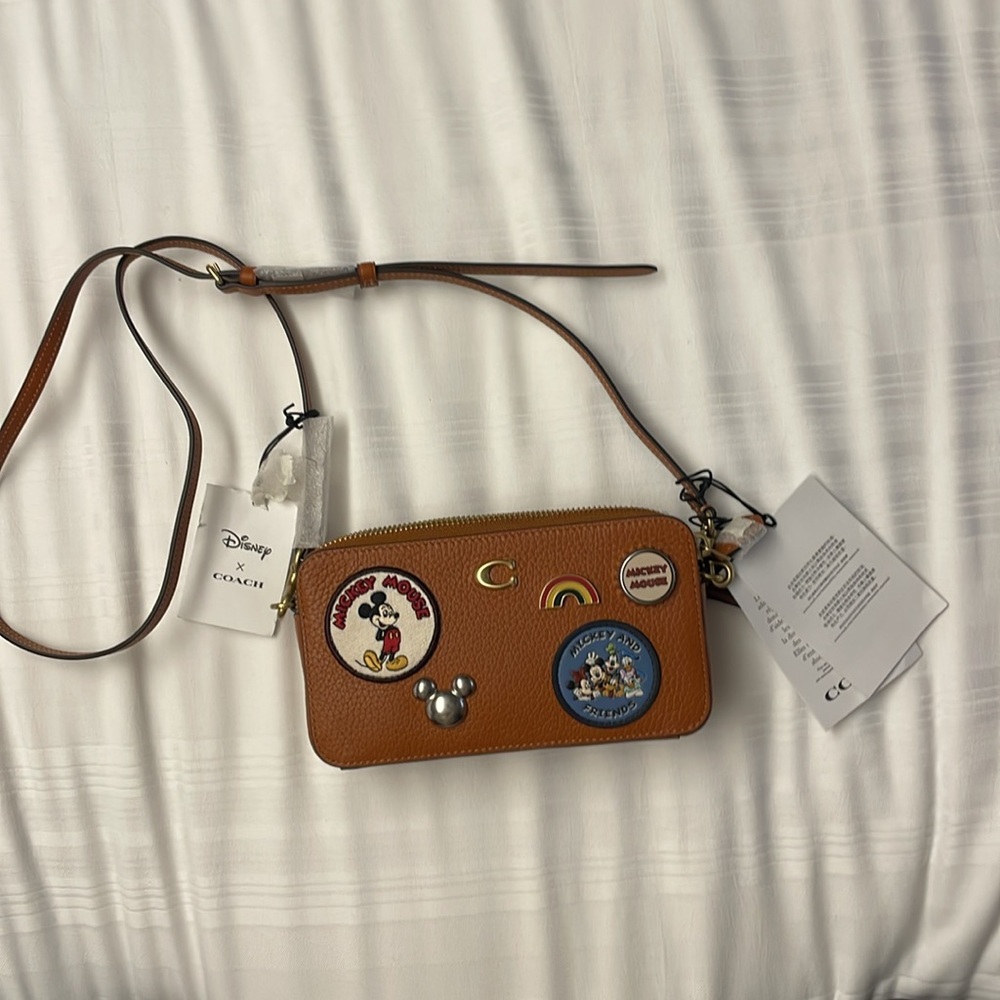 NEW Disney x Coach patchwork crossbody purse - Picture 2 of 9